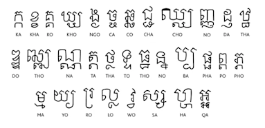 Cambodia Alphabet
