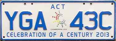 Australia License Plate 1