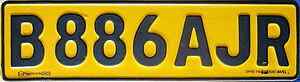 Botswana License Plate 2