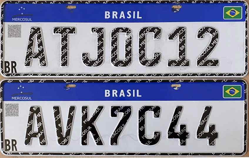 Brazil License Plate 2