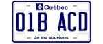 Canada License Plate 9