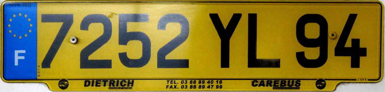 France License Plate 5