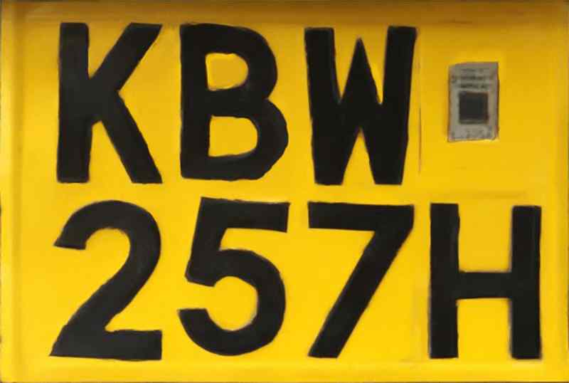 Kenya License Plate 2