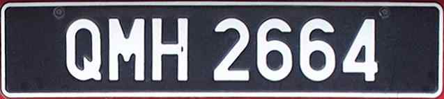 Malaysia License Plate 3