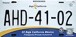 Mexico License Plate 1