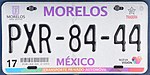 Mexico License Plate 11
