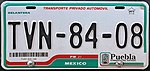 Mexico License Plate 13