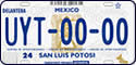 Mexico License Plate 16