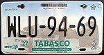 Mexico License Plate 18