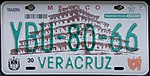 Mexico License Plate 19