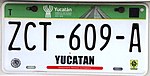 Mexico License Plate 20
