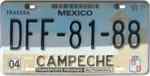 Mexico License Plate 3