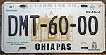Mexico License Plate 4