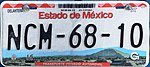 Mexico License Plate 9