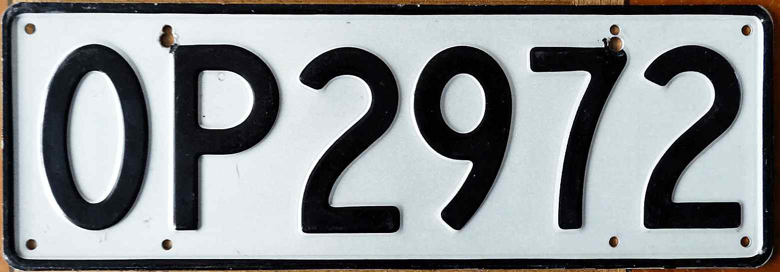 Newzealand License Plate 2
