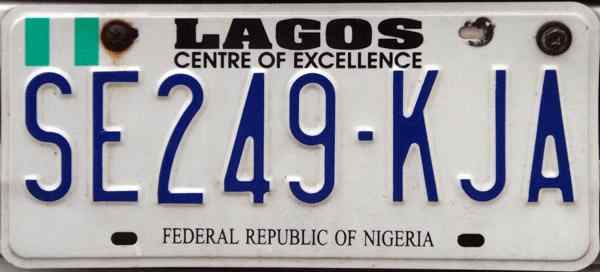 Nigeria License Plate 4