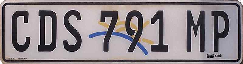 Southafrica License Plate 6