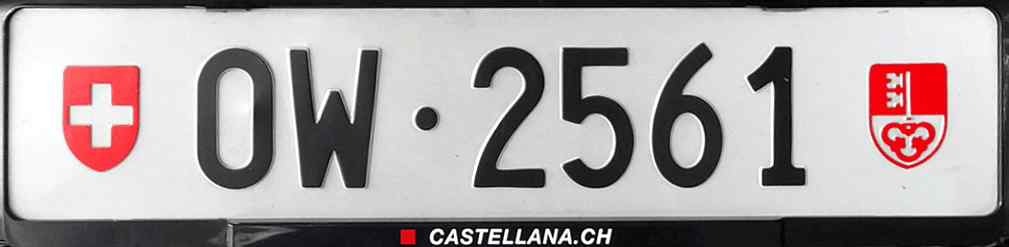 Switzerland License Plate 1
